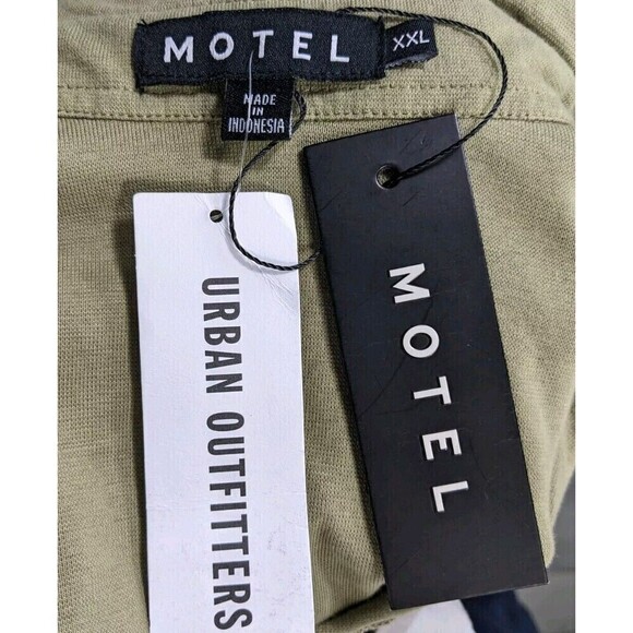 Urban Outfitters Bodycon Mini Dress XXL Army Olive Green - Picture 10 of 11